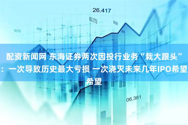 配资新闻网 东海证券两次因投行业务“栽大跟头”：一次导致历史最大亏损 一次浇灭未来几年IPO希望